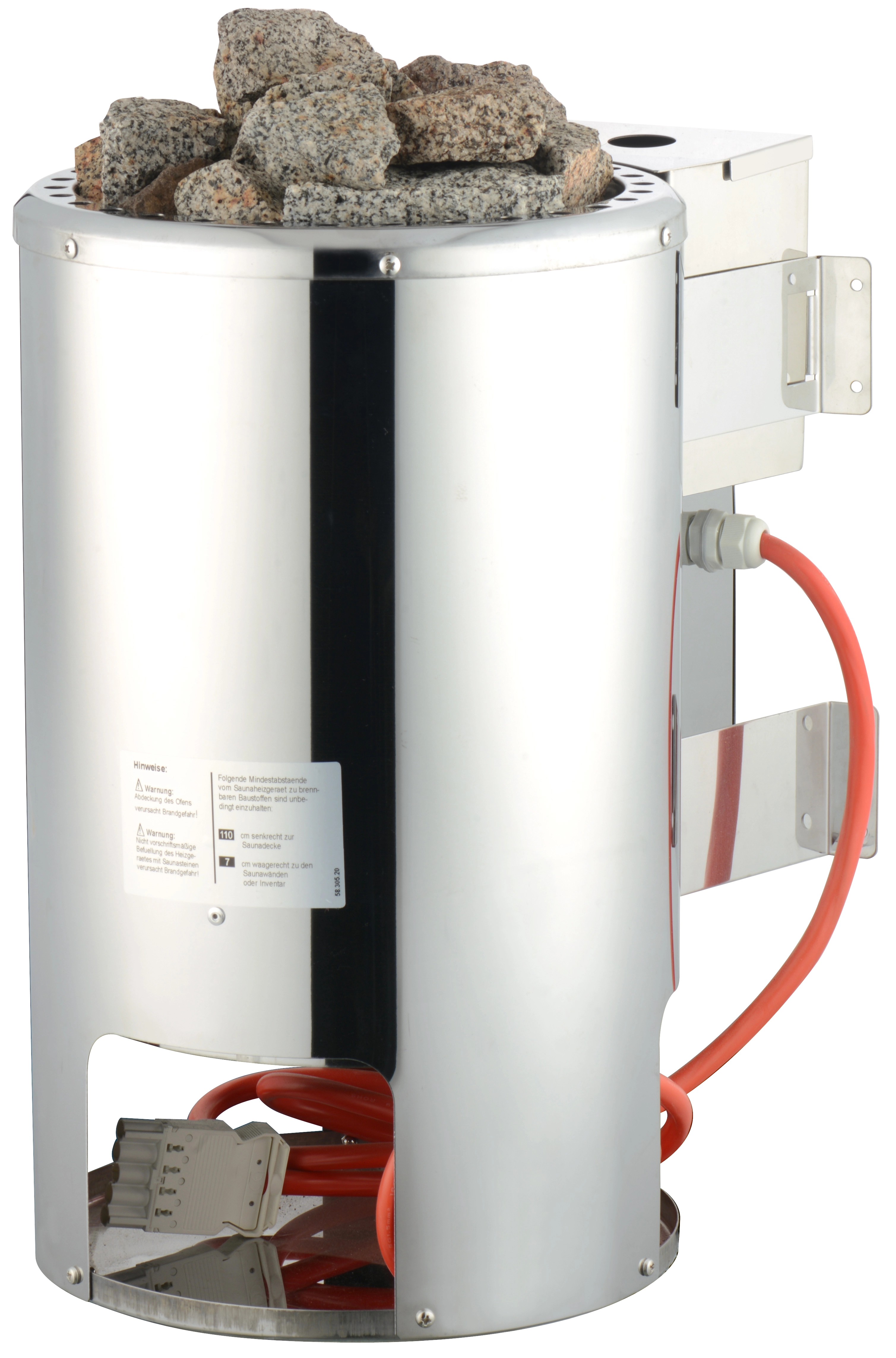 Elektryczny grzejnik do sauny BSD z wbudowanym kontrolerem, 3,6 kW