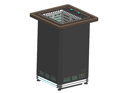 New Square Fin-Grzejnik do sauny